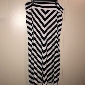 5 for 25 Chevron Maxi Skirt